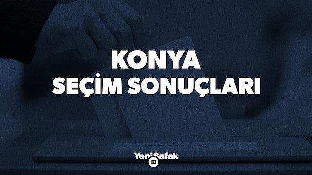 Konya seçim sonuçları. 