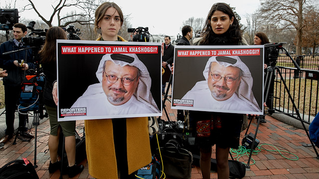 Geçtiğimiz Şubat ayında Beyaz Saray önünde "Kaşıkçı" protestosu yapılmıştı. 

