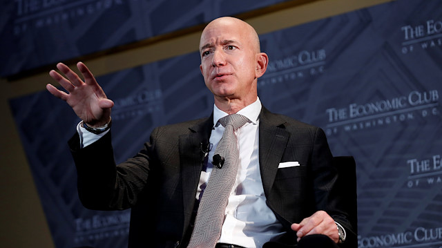 Jeff Bezos, president and CEO of Amazon 