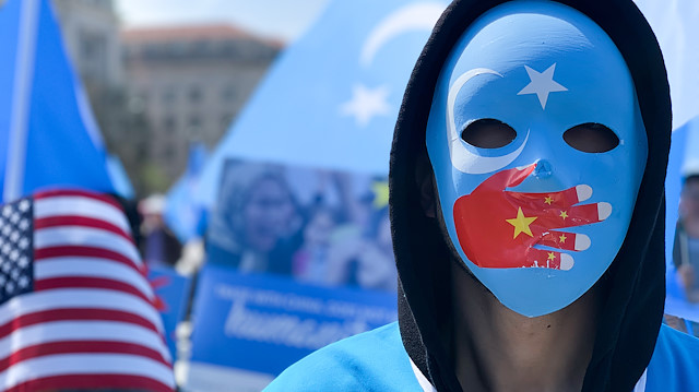 Protest against China in Washington

