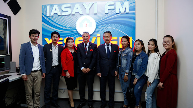 Ahmet Yesevi Üniversitesi radyosu Yesevi FM ve TV stüdyosu