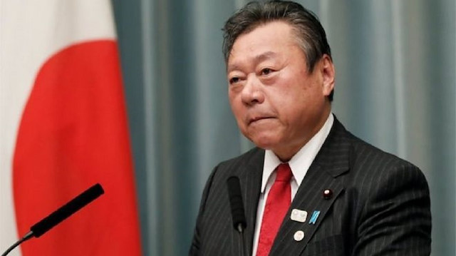 Japan's Olympic Minister, Yoshitaka Sakurada