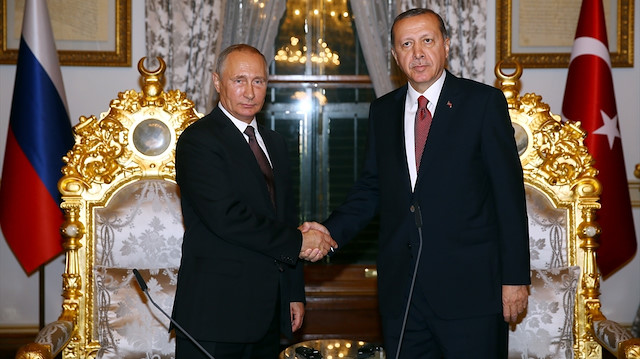 Rusya Devlet Başkanı Vladimir Putin - Cumhurbaşkanı Recep Tayyip Erdoğan.
