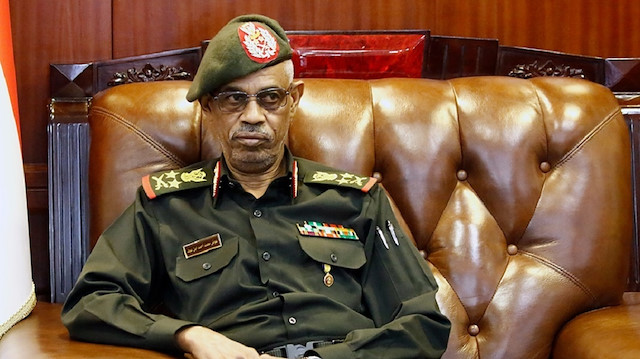 Sudan's Defense Minister Awad ibn Auf 