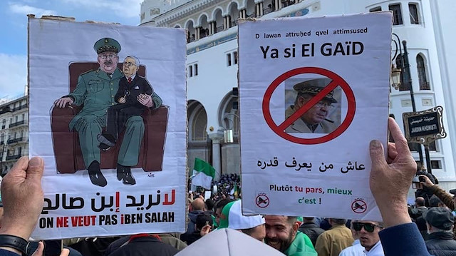 Cezayir'de 20 yıldır yönetimde olan Buteflika, yaklaşık 1,5 aydır süren protestolar ve ordunun "uyarıları" sonucu 2 Nisan'da istifa etmişti.