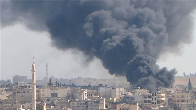 إصابة 5 مدنيين في غارة للنظام السوري على إدلب