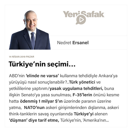 Türkiye’nin seçimi...