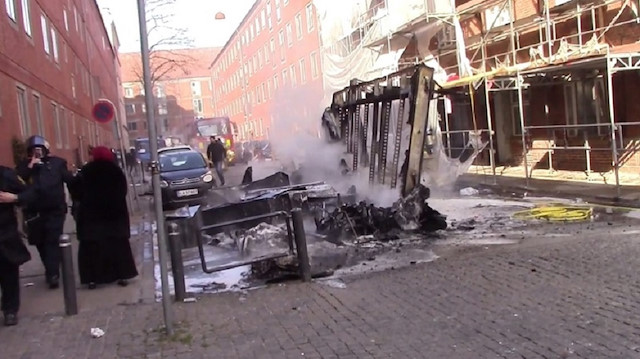 Paludan'ın provokatif eylemi sonrasında olaylar çıktı.