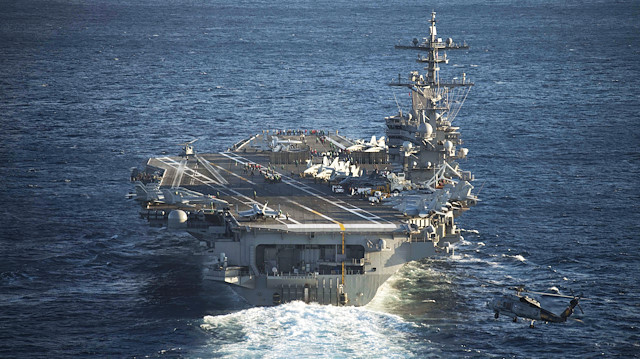 ABD ordusuna ait USS George H.W. Bush isimli uçak gemisi