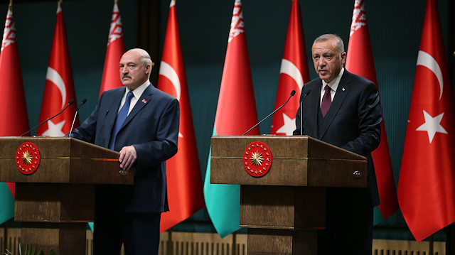Cumhurbaşkanı Erdoğan Belarus Cumhurbaşkanı Aleksandr Lukashenko