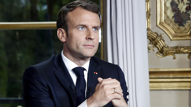 Macron, görüşmede, ülkesinin Suriye'nin kuzeydoğusunun istikrarına önem verdiğini vurguladı.  