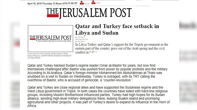 Jerusalem Post'un Türkiye'yi hedef alan haberi