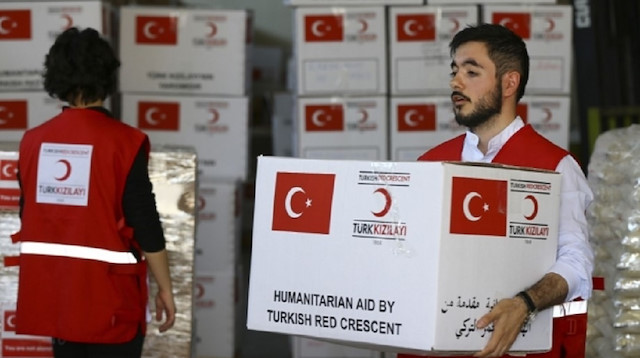 الهلال الأحمر التركي يستعد لتوزيع مساعدات في 35 بلدًا خلال رمضان