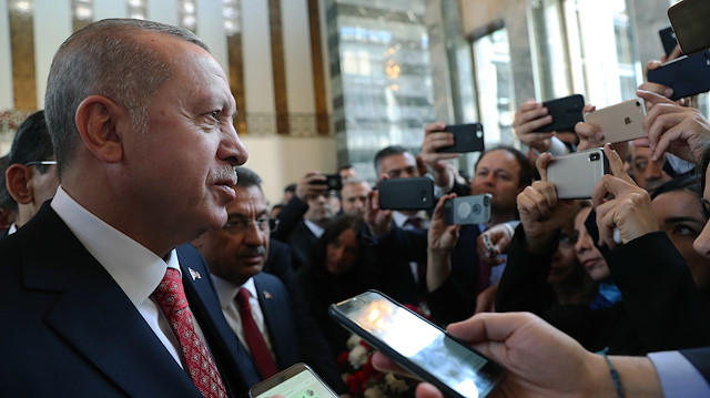 Cumhurbaşkanı Erdoğan, gazetecilere açıklamalarda bulundu.