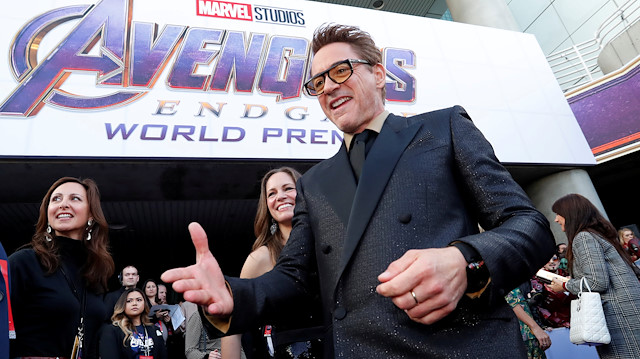 Cast member Robert Downey Jr., arrives on the red carpet at the world premiere of the film "The Avengers: Endgame" in Los Angeles, California, April 22, 2019. REUTERS/Mario Anzuoni TPX 