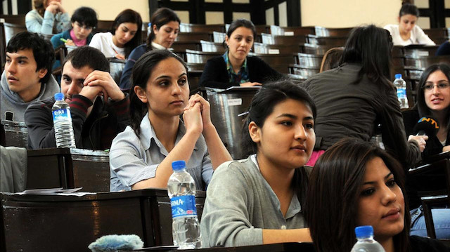 ÖSYM tarafından hazırlanan sınava giren öğrenciler. Fotoğraf: Arşiv.