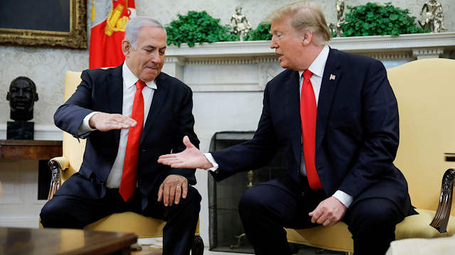 Trump, 21 Mart'ta da Golan'da İsrail egemenliğini tanıdığını duyurmuştu. 