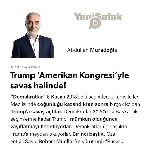 Trump ‘Amerikan Kongresi’yle savaş halinde!