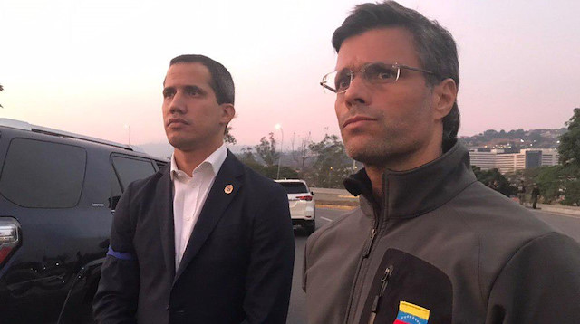Venezuela'da muhalif lider Leopoldo Lopez, İspanya'nın Caracas Büyükelçiliği'ne sığındı  