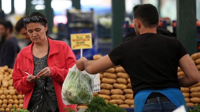 Enflasyon Mart ayında yüzde 1.03 artış göstermişti.