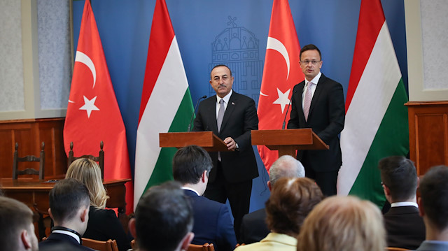 Çavuşoğlu- Szijjarto meeting in Budapest

