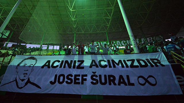 Alanyaspor-Konyaspor maçı öncesinde Josef Sural anıldı.