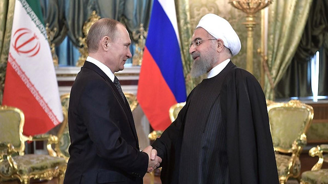 Rusya Devlet Başkanı Vladimir Putin - İran Cumhurbaşkanı Hasan Ruhani.
