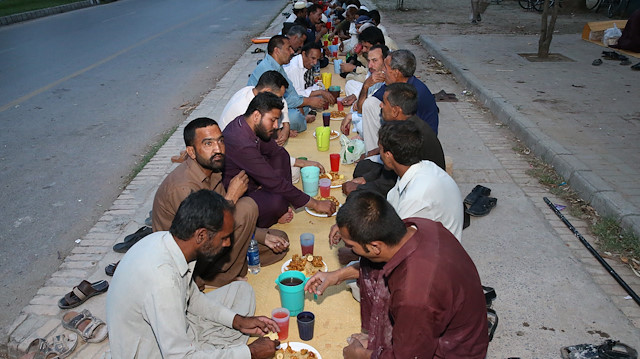 First iftar dinner in Pakistan

