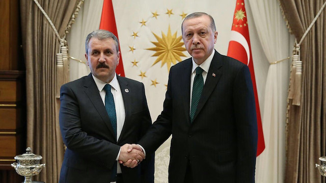Mustafa Destici - Cumhurbaşkanı Recep Tayyip Erdoğan