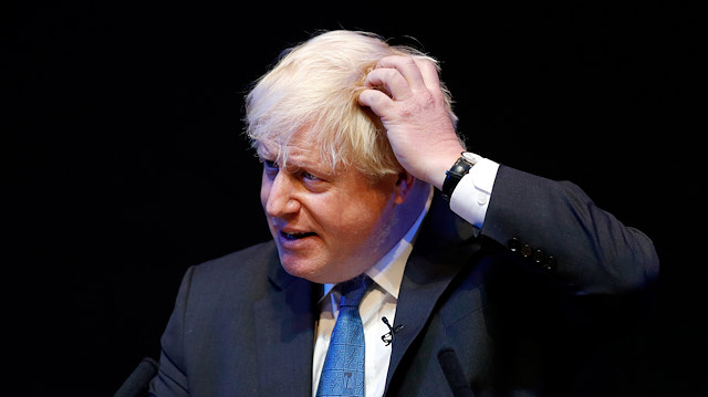 File photo: Former British Foreign Secretary Boris Johnson 
