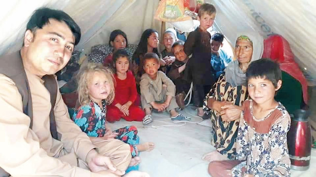 Türkmen aileler zor şartlarda hayata tutunmaya çalışıyor.
