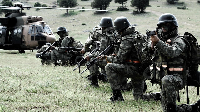 Operasyondaki askerler. Fotoğraf: Arşiv.