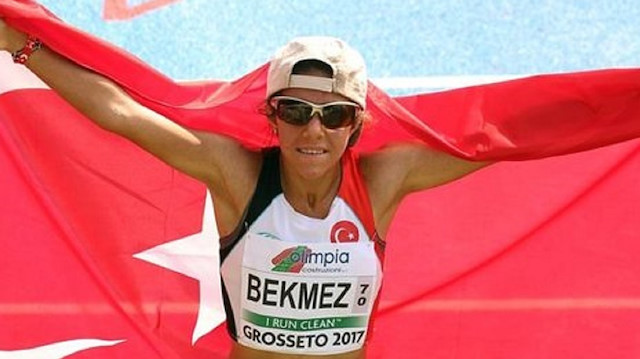 Turkish race walking player Meryem Bekmez