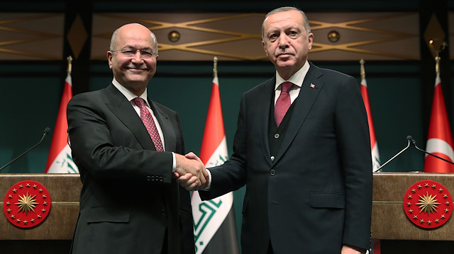 Cumhurbaşkanı Recep Tayyip Erdoğan ve Irak Cumhurbaşkanı Berhem Salih 3 Ocak 2019 tarihinde Cumhurbaşkanlığı Külliyesi'nde bir araya gelmişti.