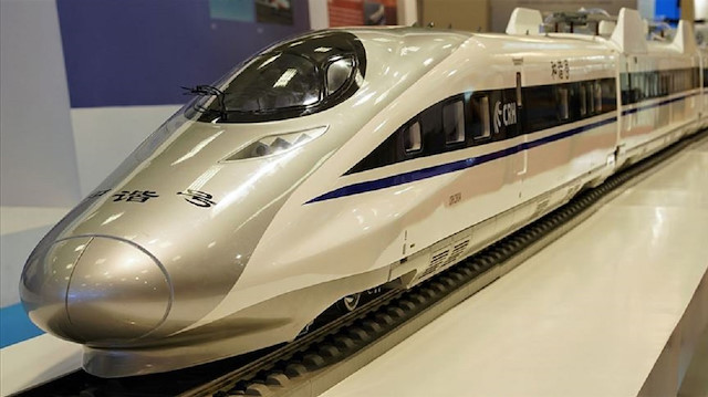 Çin'in maglev treninin prototipi
