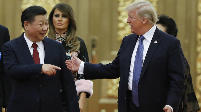 ABD Başkanı Trump ve Çin Devlet Başkanı Şi Cinping.