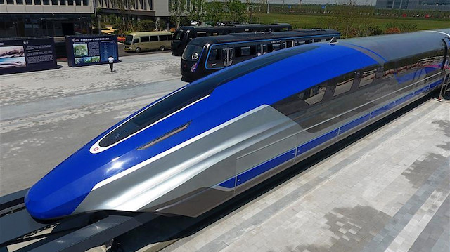 China unveals high-speed maglev train prototype