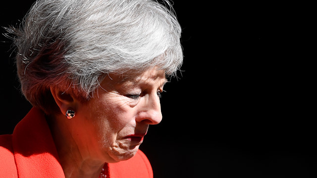 United kingdom, London, Reuters
British Prime Minister Theresa May reacts as she delivers a statement in London, Britain