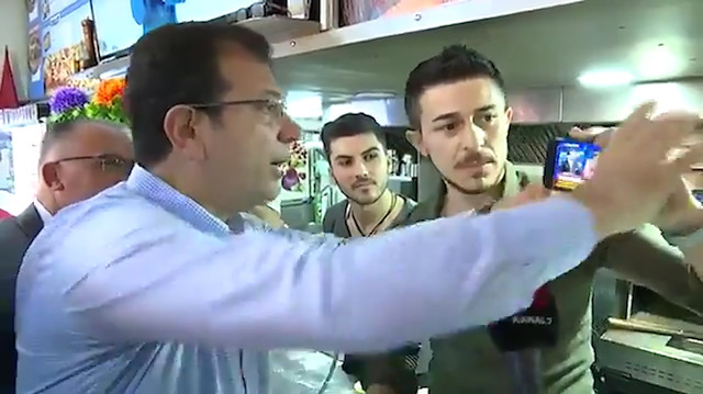 CHP adayı ziyaret ettiği fırında esnafla tartıştı