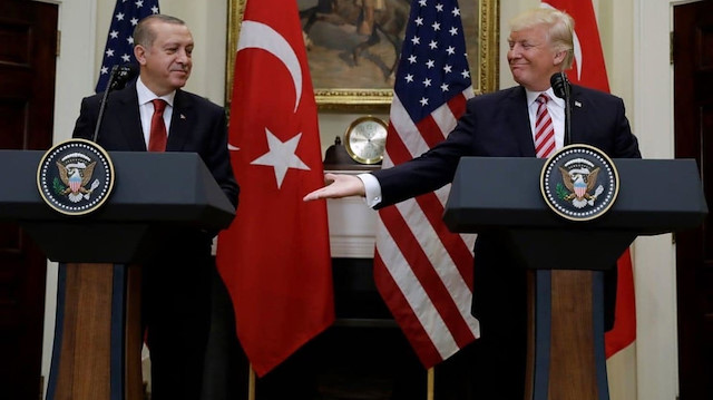 Cumhurbaşkanı Recep Tayyip Erdoğan ile ABD Başkanı Donald Trump, Beyaz Saray'da bir araya gelmişti