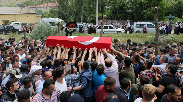 Şehit Yasin Çubuk'un cenaze töreni