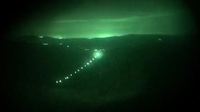 Milli Savunma Bakanlığı, gece harekatında vurduğu hedeflere ilişkin görüntüleri paylaştı.