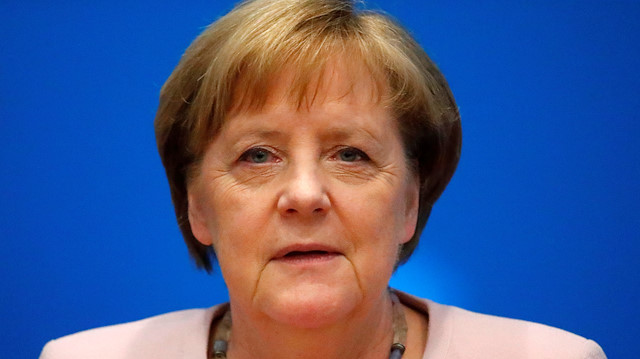 German Chancellor Angela Merkel attends the Christian Democratic Union (CDU) party meeting