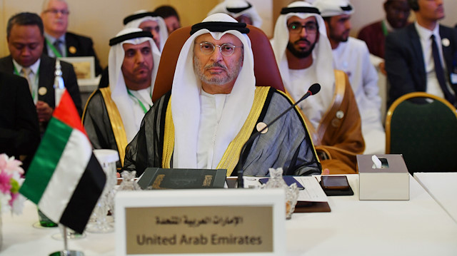 UAE Minister of State for Foreign Affairs Anwar Gargash is seen during preparatory meeting for the GCC, Arab and Islamic summits in Jeddah, Saudi Arabia, May 29, 2019. REUTERS/Waleed Ali

