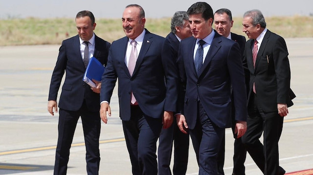 Dışişleri Bakanı Çavuşoğlu, Erbil’de.