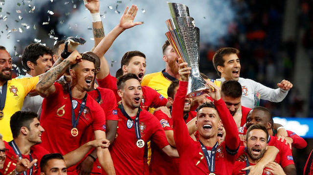 Portekiz, Hollanda'yı yenerek Uluslar Ligi'ni şampiyon tamamladı.
