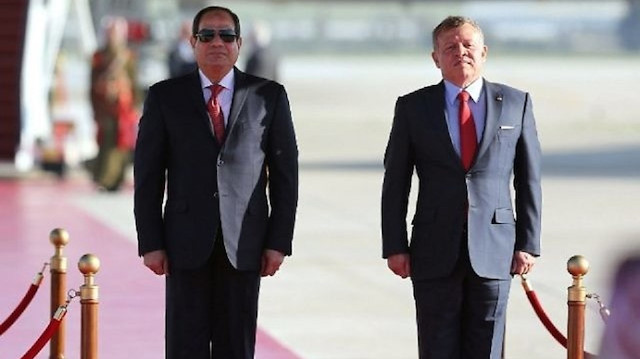 Ürdün Kralı Abdullah - Mısır'ın darbeci lideri Sisi