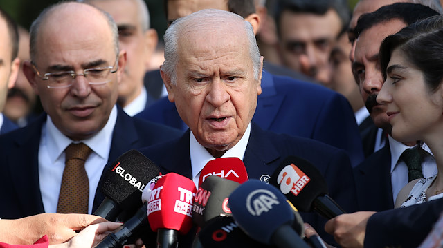 Chairman of the Nationalist Movement Party (MHP), Devlet Bahceli

Chairman of the Nationalist Movement Party (MHP), Devlet Bahceli

