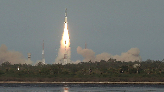 India's Geosynchronous Satellite Launch Vehicle (GSLV-F09) carrying GSAT-9 
