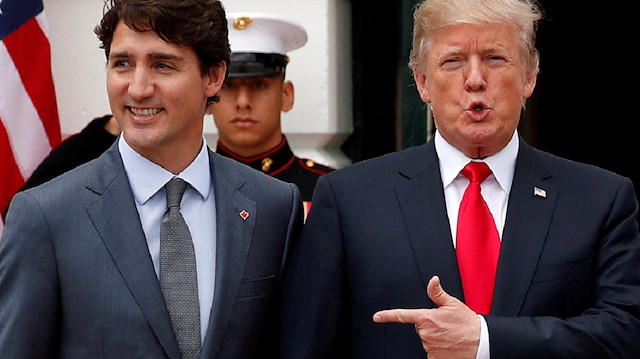 Canadian Prime Minister Justin Trudeau & US President Donald Trump